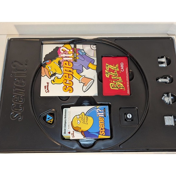 2009 Mattel - The Simpsons Scene It? DVD Board Game Mint Complete Like New - Picture 9 of 12